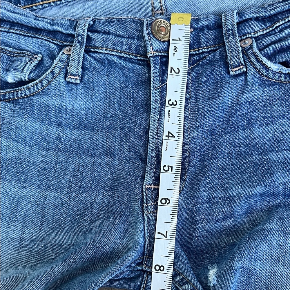 EUC Hudson Jeans Distressed Blue Skinny Jeans - Picture 12 of 16